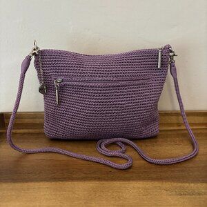 The Sak Lavender Crochet Crossbody Purse